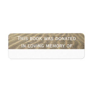 Book Donation  Sticker Sand