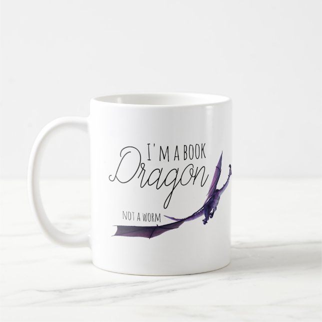 Book Dragon Mug (Left)