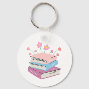 Book Eat Sleep Read Key Ring