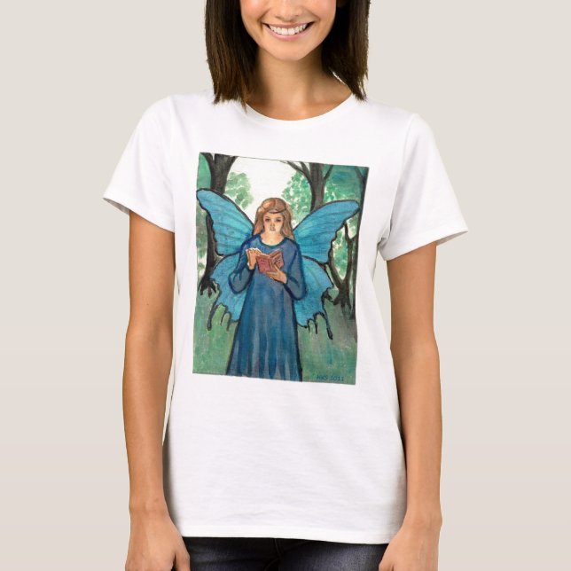 Book fairy in the forest T-Shirt (Front)