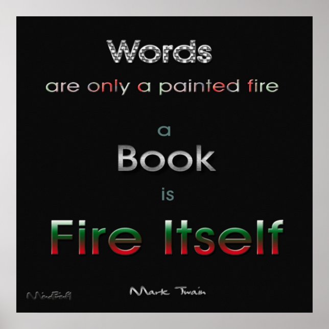 Book Fire Poster (Front)