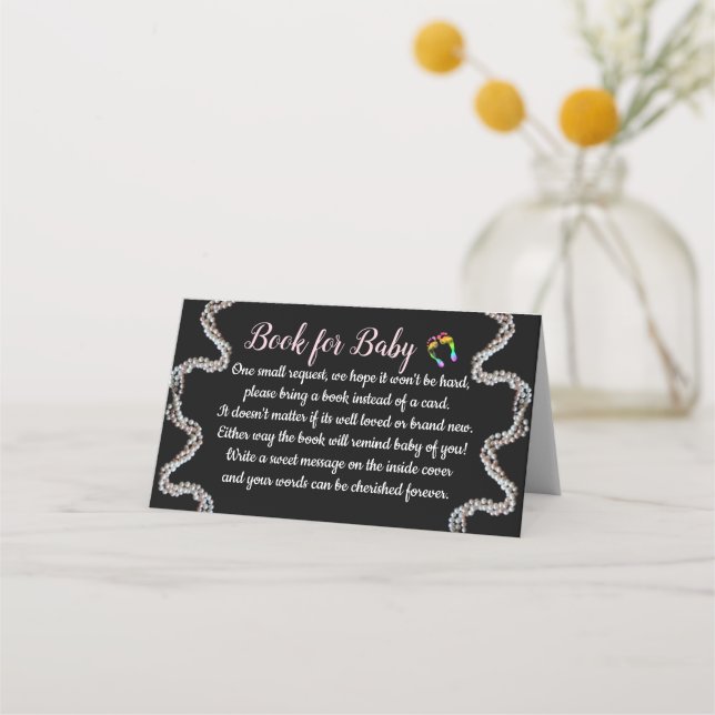 Book for baby cards with pearls (Front)