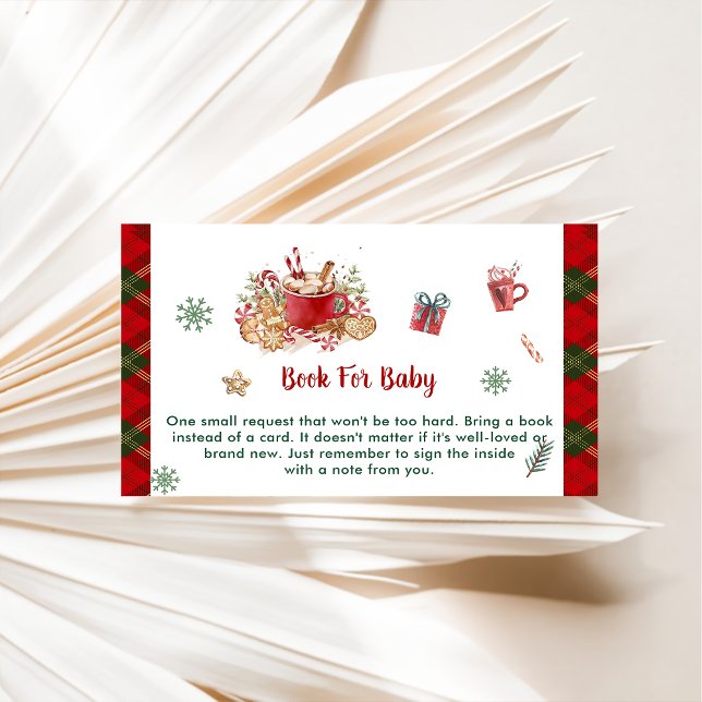 Book For Baby Cookies Santa Christmas Party Enclosure Card (Creator Uploaded)