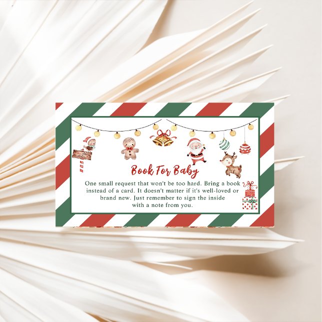 Book For Baby Santa Christmas Party Enclosure Card (Creator Uploaded)