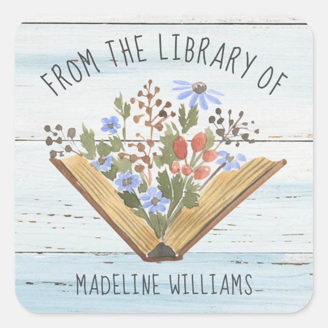 Book From the Library Of  Bookplate Label (Front)