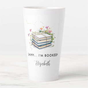 Book Gift Wildflowers Funny Bookish Name Latte Mug