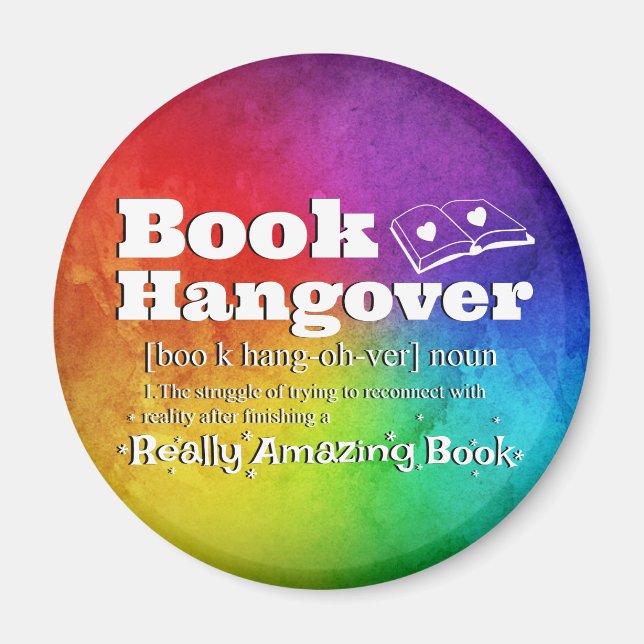 Book Hangover Magnet (Front)