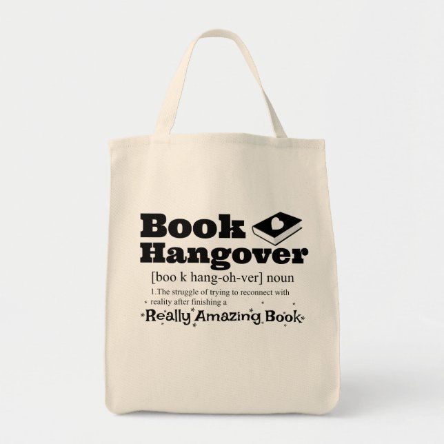 Book Hangover Tote Bag (Front)