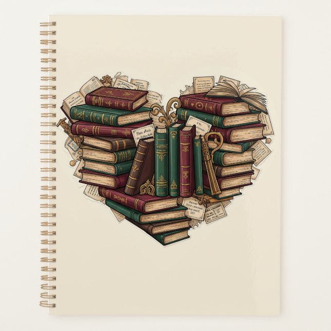 Book Heart Planner (Front)