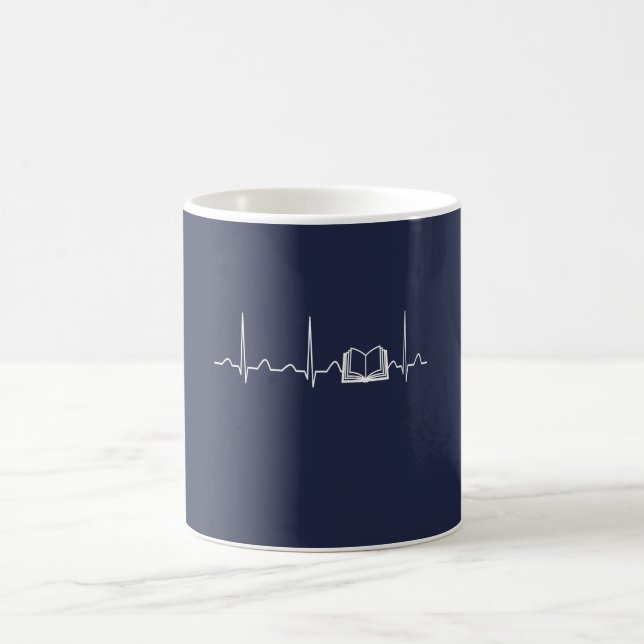 BOOK HEARTBEAT COFFEE MUG (Center)