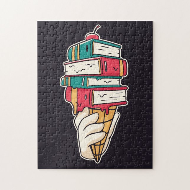 Book Ice Cream Jigsaw Puzzle (Vertical)