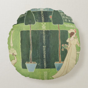 Book Jacket design for 'A Floral Fantasy in an Old Round Cushion