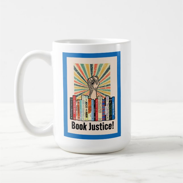 Book Justice! Coffee Mug (Left)