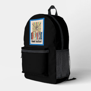 Book Justice! Printed Backpack