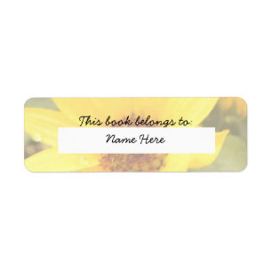 Book Label Alternate Return Address Label
