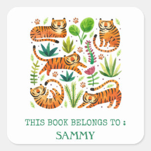 BOOK LABEL : PLAYING TIGERS