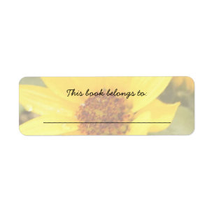 Book Label Return Address Label