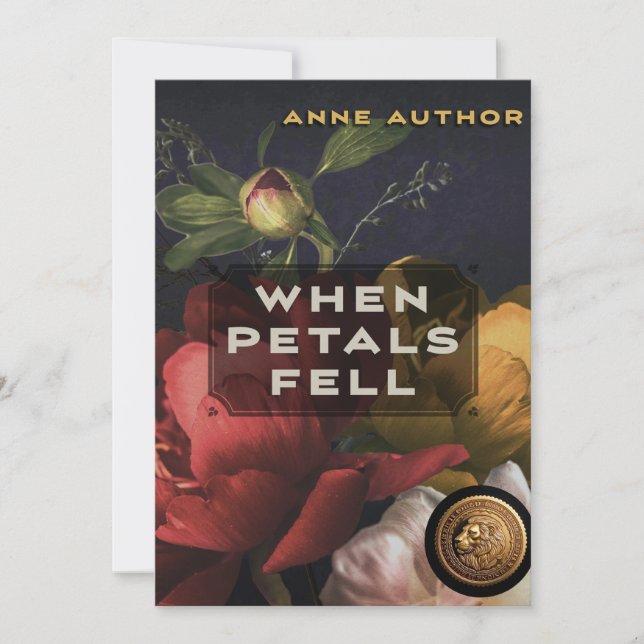 Book Launch Announcement Featuring Book Cover QR (Front)