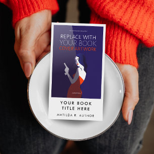 Book Launch   Author Promotional Cover Artwork Business Card