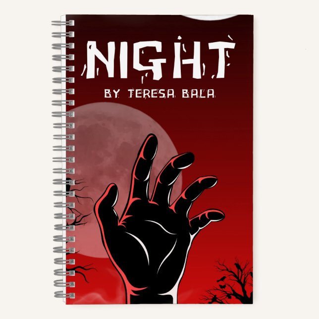 Book Launch Author Promotional Notebook Style (Front)