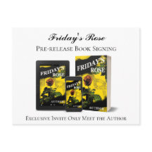 Book Launch Invite Only Signing Party Invitation