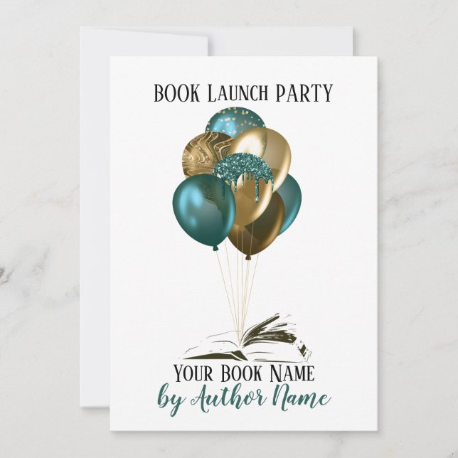 Book Launch Party Invitation (Front)