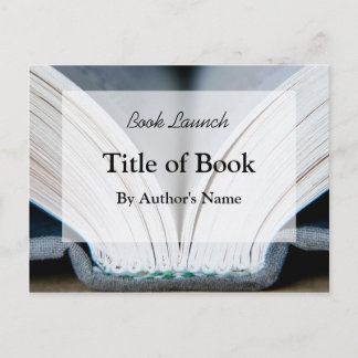 Book Launch Postcard