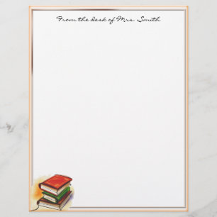 Book Learnin' Letterhead