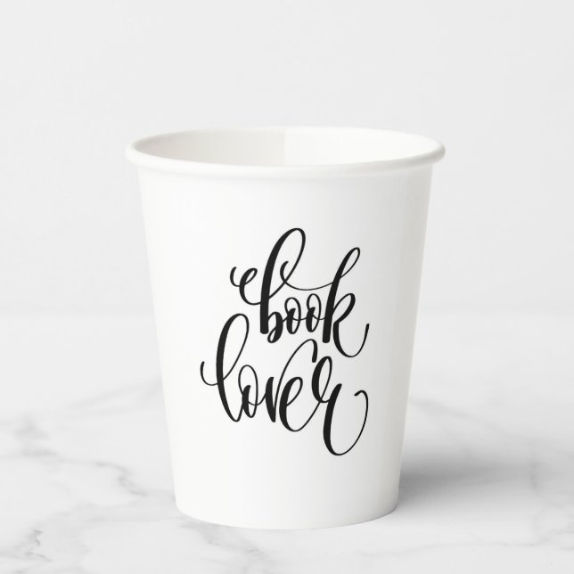 Book Lover 2 Paper Cups (Left)