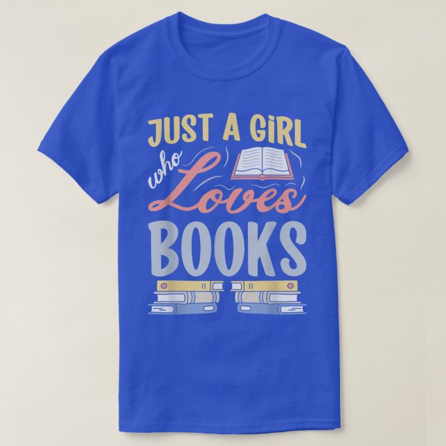 Book Lover Apparel for Bookworms Reading Librarian T-Shirt (Design Front)