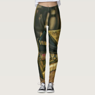Book lover artwork leggings