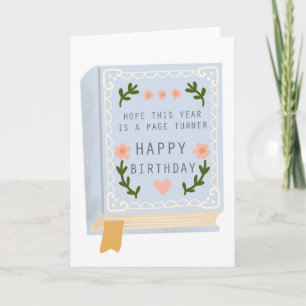 Book Lover Birthday New Chapter Card