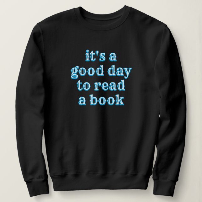 Book Lover Book Stack Sweatshirt (Design Front)