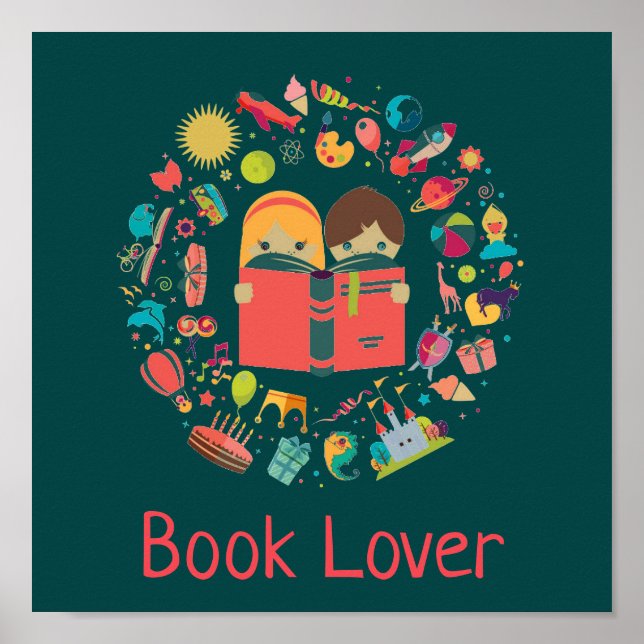 Book Lover classroom library Poster (Front)