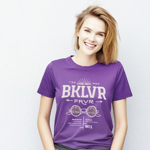 Book Lover Definition BKLVR Purple T-Shirt