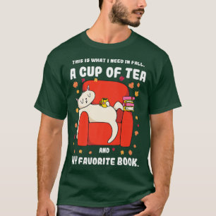 Book Lover Fall Library Librarian Reading  T-Shirt