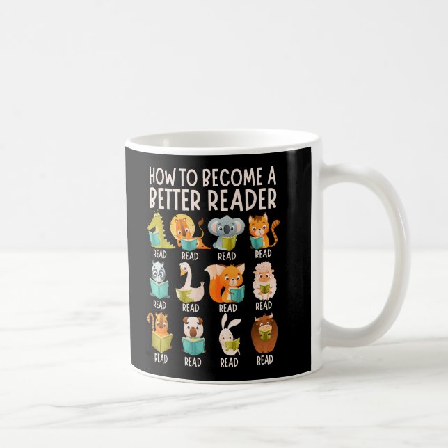 Book Lover Fun Coffee Mug (Right)