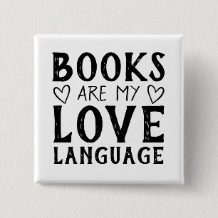 Book Lover Funny Bookish Saying  15 Cm Square Badge