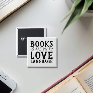 Book Lover Funny Bookish Saying 15 Cm Square Badge