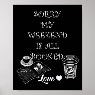 Book Lover Funny Quote Graphic Design Cute Teacher Poster