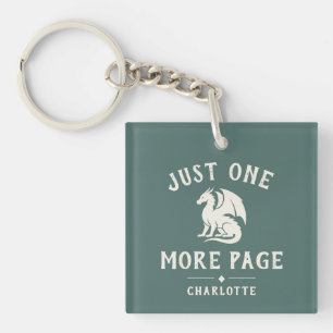 Book Lover Funny Saying Fantasy Reader Key Ring