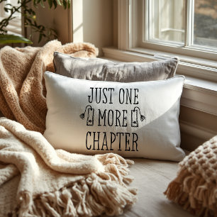 Book Lover Funny Saying Lumbar Cushion