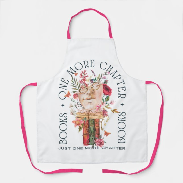 Book Lover Gift  Apron (Front)