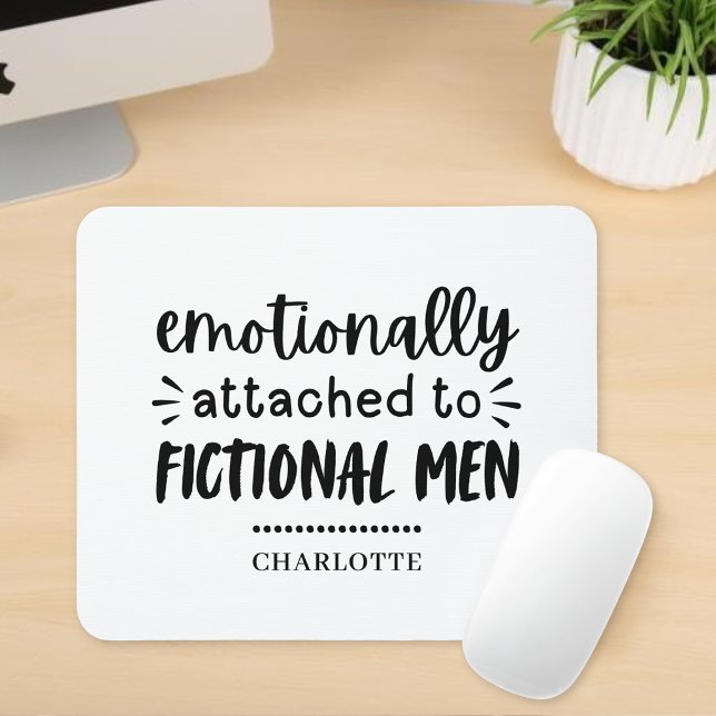 Book Lover Gift Funny Bookish Saying Personalised Mouse Pad (Creator Uploaded)