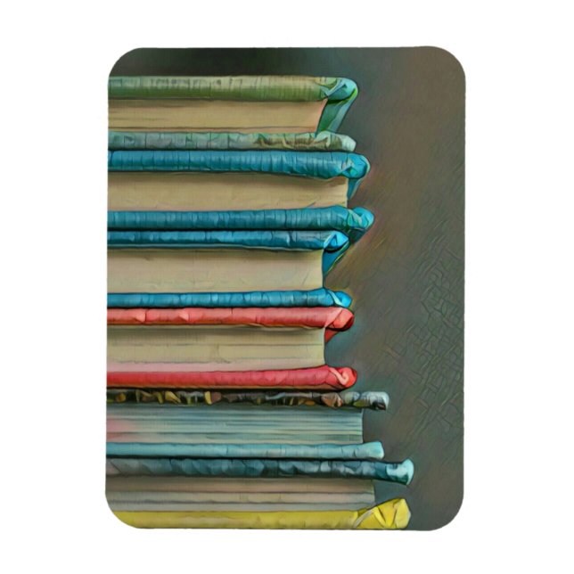 Book lover gift magnet (Vertical)