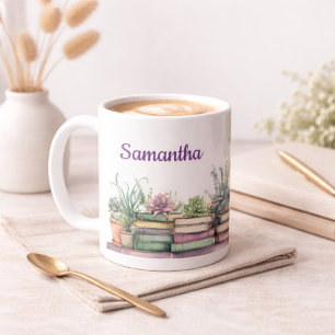 Book Lover Gift Reading Nook Personalised Coffee Mug