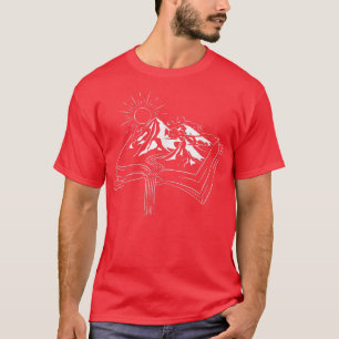 book lover gifts, book world with nature, book rea T-Shirt