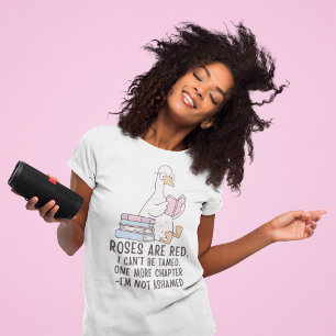 Book Lover Goose Tri-Blend Shirt