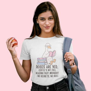 Book Lover Goose Tri-Blend Shirt