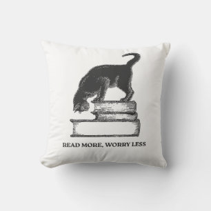 Book Lover Inspirational Quote Tee Cushion